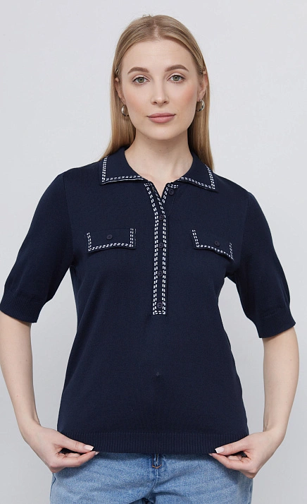  GRIOL. Джемпер жен. 310480.33303.9602N Т.синий 