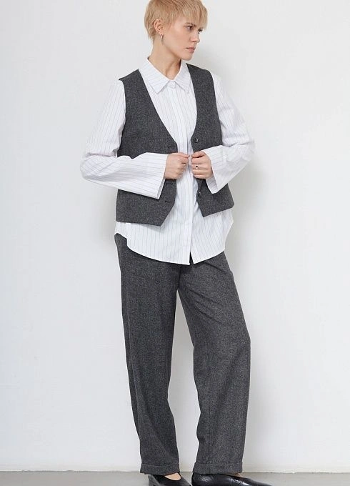 Жилет жен. 388239А.11312.8201M Серый меланж (7)