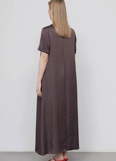 Платье жен. 360322.03312.1101Y Коричневый  (1)