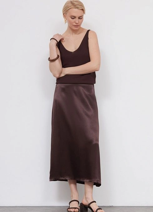 Юбка жен. 350065Б.03312.1100N Шоколадный (6)