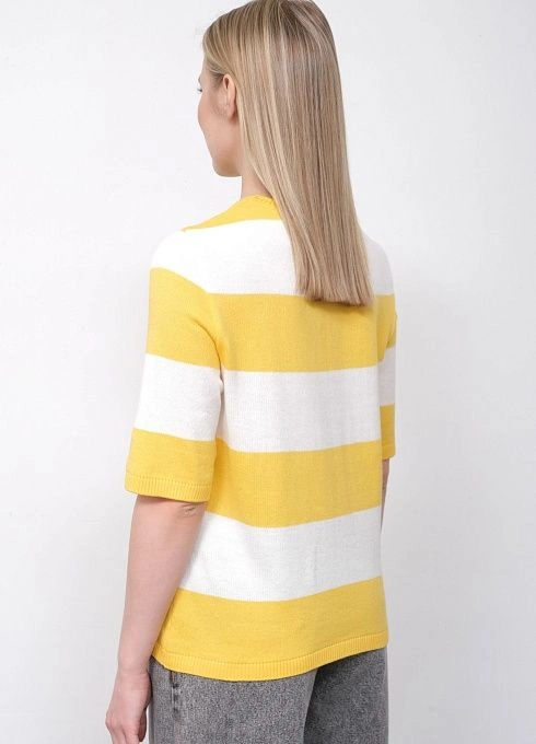 Джемпер жен. 310444П.33303.0221S  Бело-жёлтый  (4)