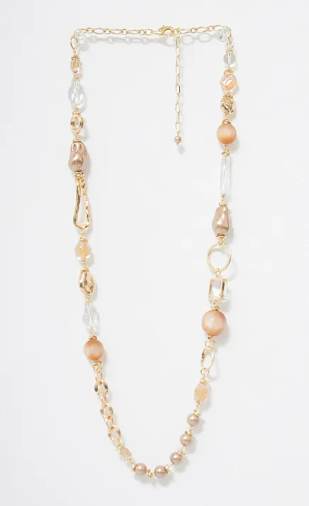  GRIOL. Колье Игристое 5 Бежевый 