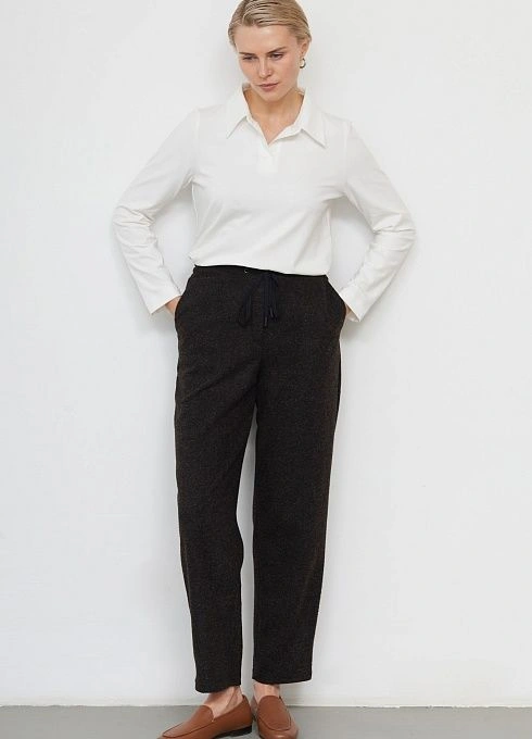 Брюки жен. 328367.11313.8211M Коричневый меланж (2)