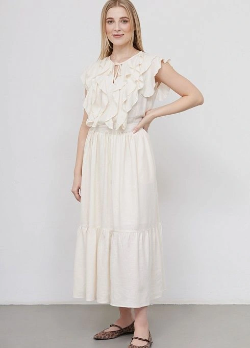 Платье жен. 363423А.11312.0700N Молочный (3)