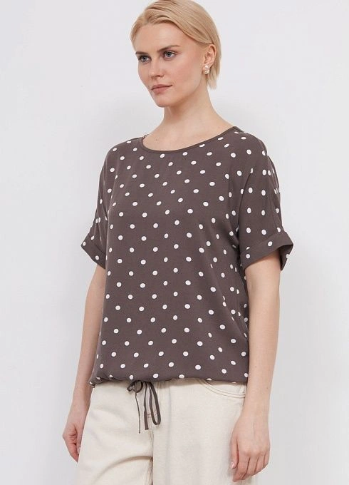 Блуза жен. 317496Г.11312.1107D Шоколадно-молочный (4)