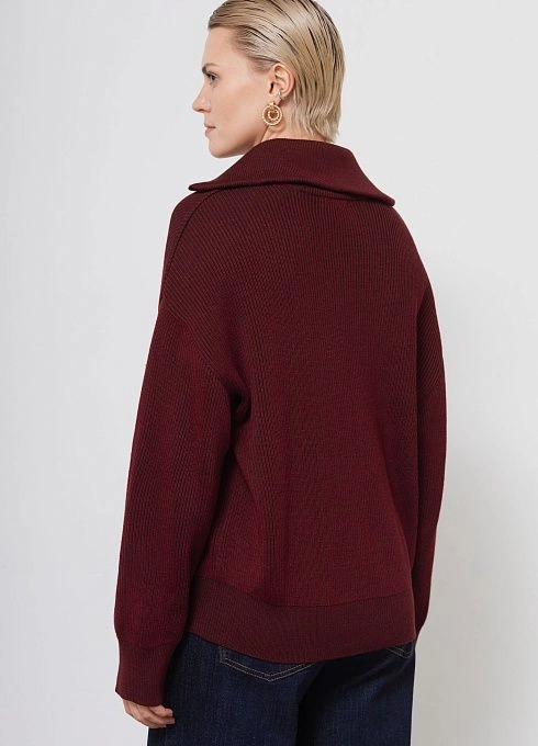 Джемпер жен. 310508.33303.4811S Бордово-коричневый (2)