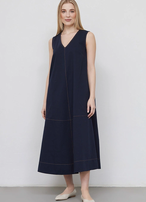  GRIOL. Сарафан жен. 360237.09312.9600N Тёмно-синий GRIOL