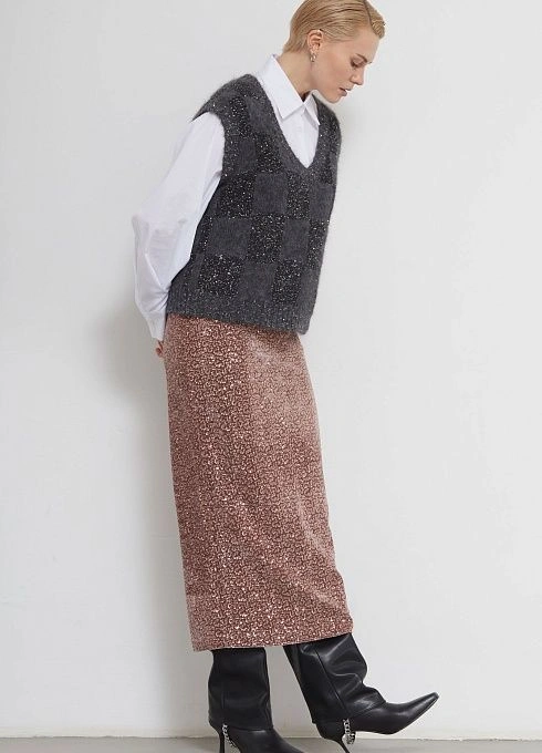 Юбка жен. 350063.03313.0500N жемчужный (4)