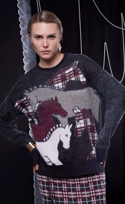 GRIOL. Джемпер жен. 310548.33303.8101A Мультиколор GRIOL GRIOL. Джемпер жен. 310548.33303.8101A Мультиколор