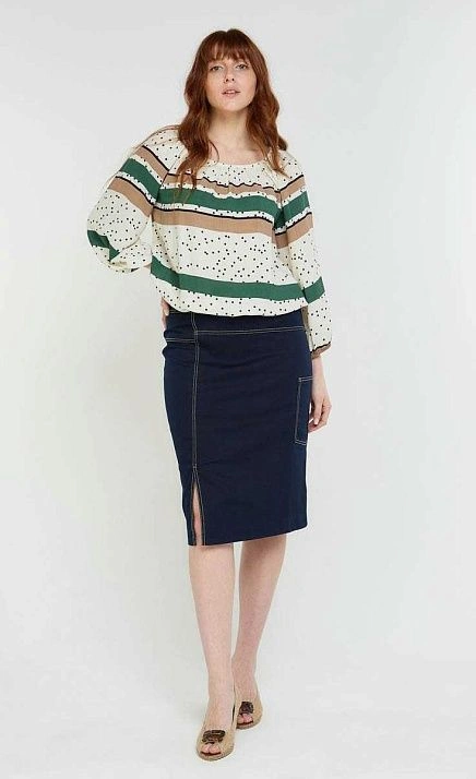 GRIOL. Юбка жен. 14-50088 Тёмно- синий GRIOL GRIOL. Юбка жен. 14-50088 Тёмно- синий