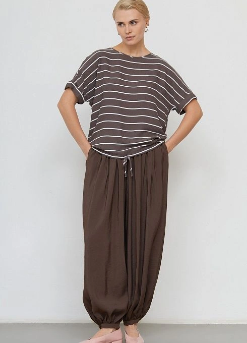 Блуза жен. 317496Г.11312.1107S Шоколадно молочный (2)