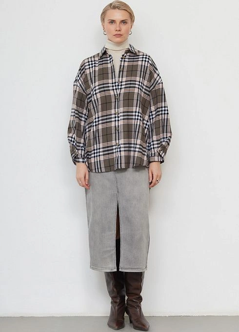 Блузка жен. 318189.11312.3401P Хаки (3)