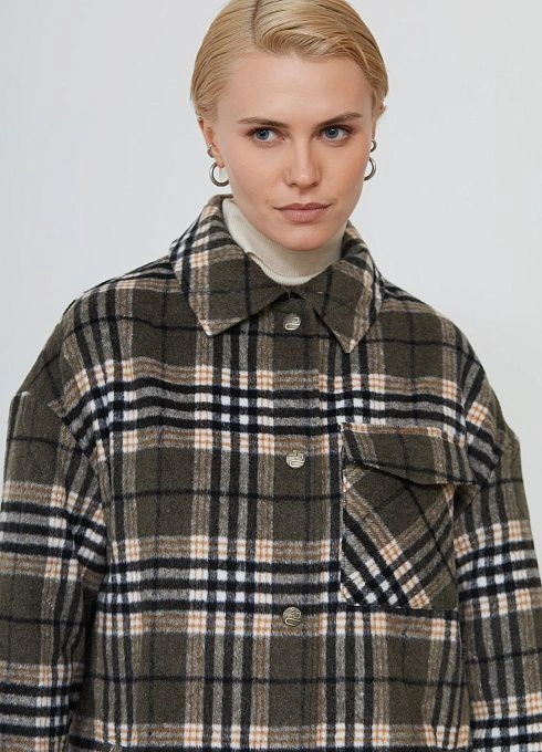 Пальто жен. 534487.11208.3401Р Хаки (1)