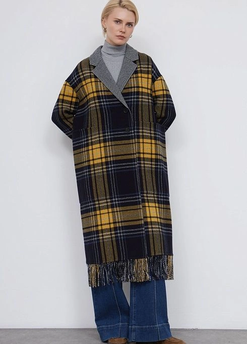 Пальто жен. 537109.43208.9601P Мультиколор (6)