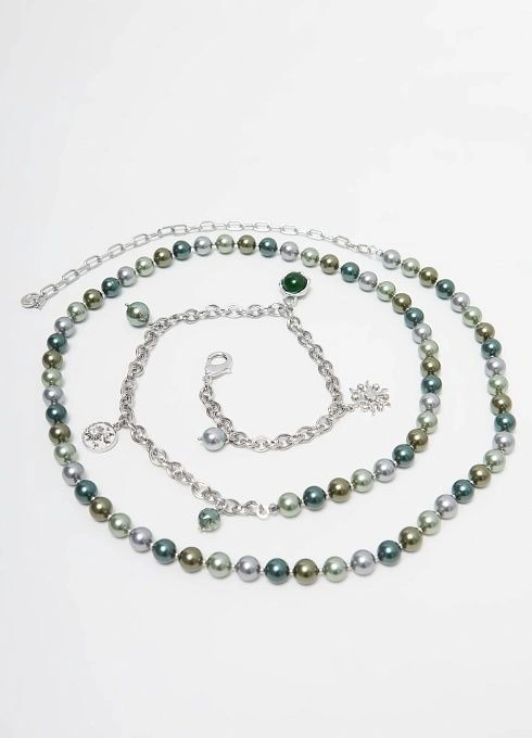 Колье-трансформер Полюшко 1 Зеленый  (3)