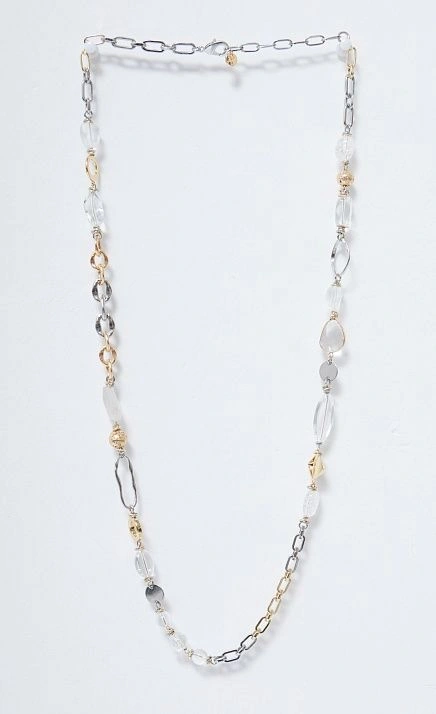  GRIOL. Колье Игристое 2 Прозрачный 