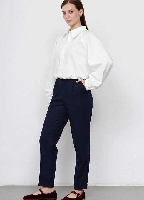 Брюки жен. 327682.11312.9600N Т.синий  (3)