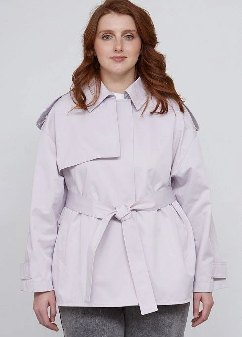 Плащ жен. 504490.11209.6700N Сиреневыо-серый  (3)