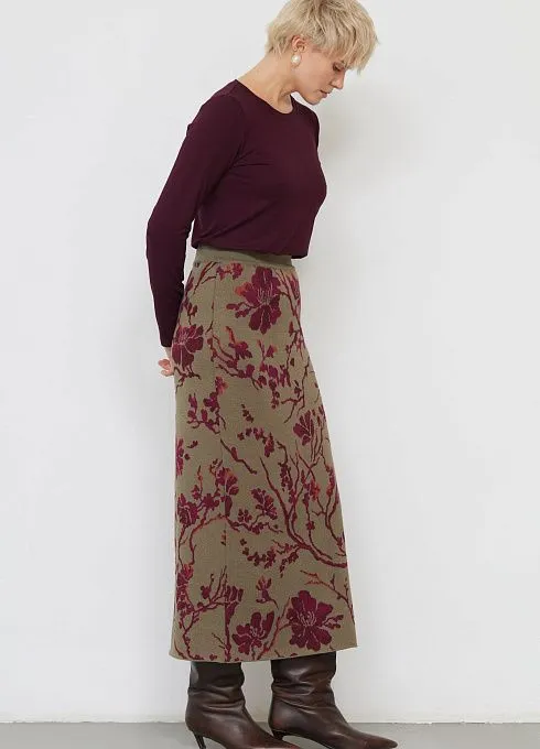 Юбка жен. 350123.33303.3747F Хаки (7)