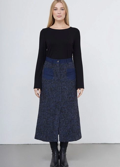  GRIOL. Юбка жен. 350062.03312.9911M Синий GRIOL