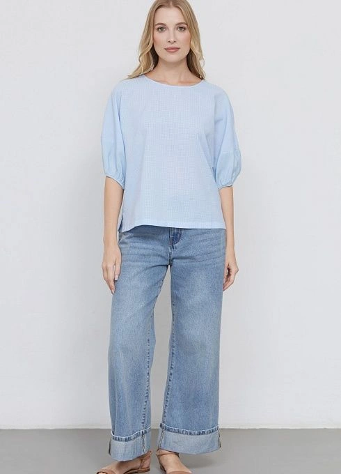 Блузка жен. 318099.11312.8676P Голубой  (2)