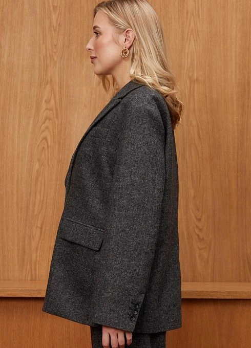 Жакет жен. 378176.11312.8201M Серый меланж  (4)