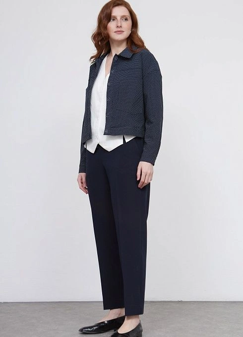 Брюки жен. 320178Т.09312.9400N Тёмно-синий (4)