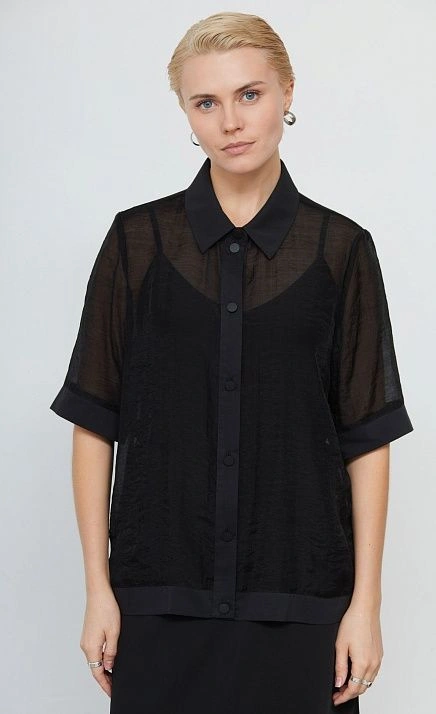 Рубашка из шифона GRIOL Рубашка из шифона GRIOL