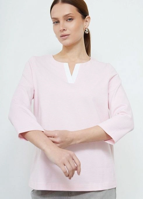 Джемпер жен. 310935C.6_313.0239S Бело-розовый (4)