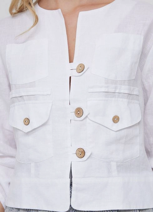 Жакет жен. 379032.38312.0200N Белый  (6)