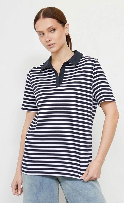 GRIOL. Джемпер жен. 311009К.6_313.0298S Бело-синий GRIOL GRIOL. Джемпер жен. 311009К.6_313.0298S Бело-синий