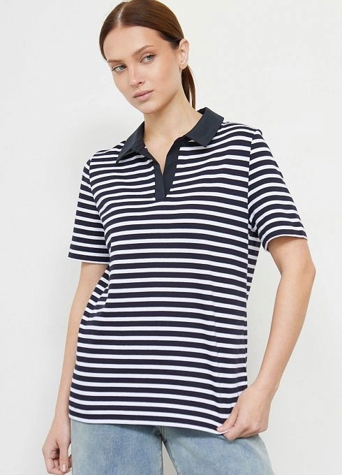  GRIOL. Джемпер жен. 311009К.6_313.0298S Бело-синий GRIOL