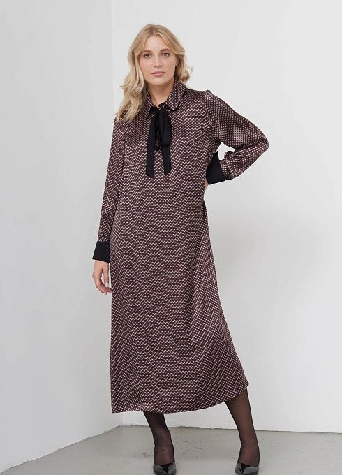  GRIOL. Платье жен. 360329.03312.1101Y Коричневый GRIOL