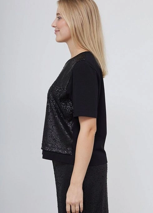 Джемпер жен. 311075ОТ.03313.8200Т Чёрный  (5)