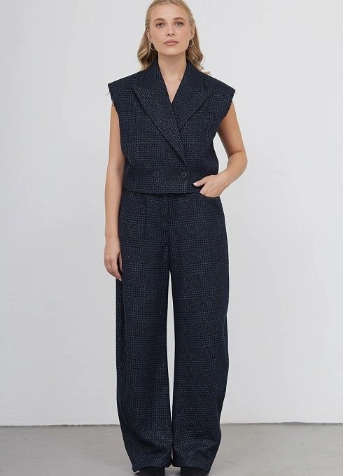 Брюки жен. 328265А.11312.8582P Сине-чёрный  (1)