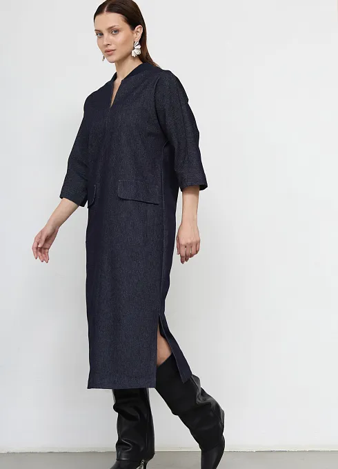  GRIOL. Платье жен. 360325.03312.8400N Тёмно-синий GRIOL