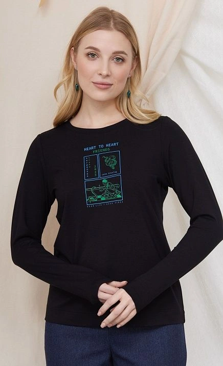  GRIOL. Джемпер жен. 310915.03313.8200E Черный 