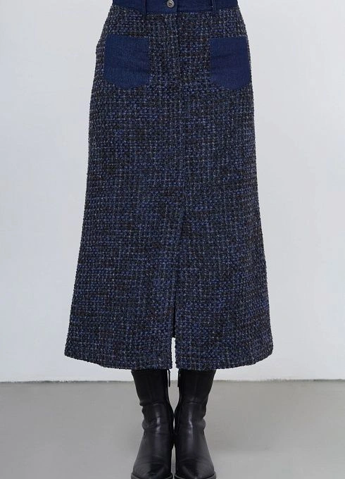 Юбка жен. 350062.03312.9911M Синий  (3)