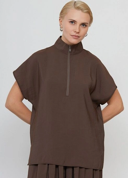 Блуза оверсайз из модала GRIOL