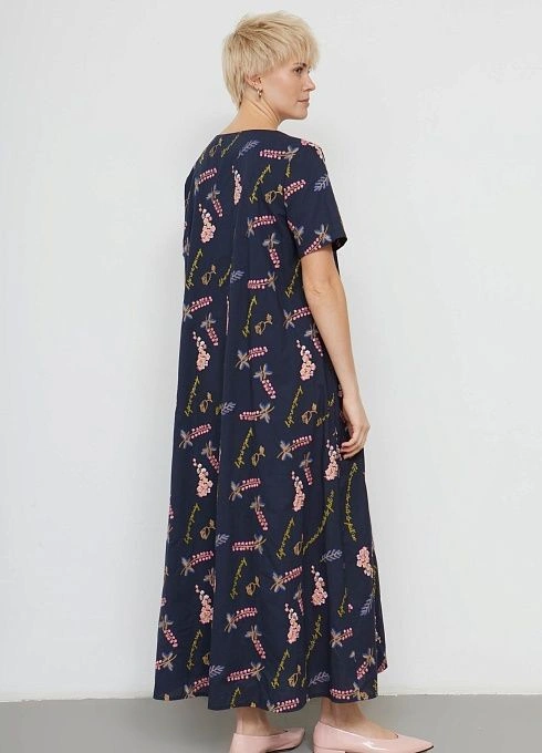 Платье жен. 368338.11312.9601F Тёмно-синий  (4)