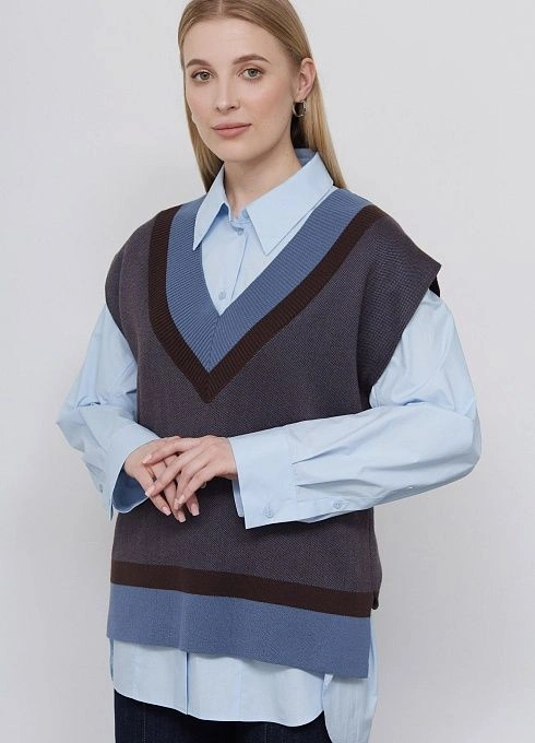 Жилет жен. 380077.33303.5716Y Голубой  (1)