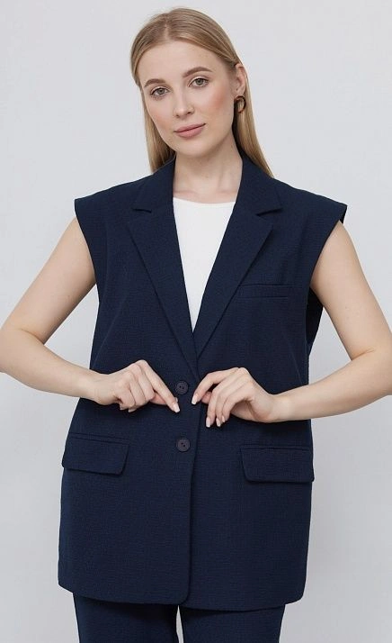  GRIOL. Жилет жен. 380024Б.6_312.9500N Тёмно-синий 