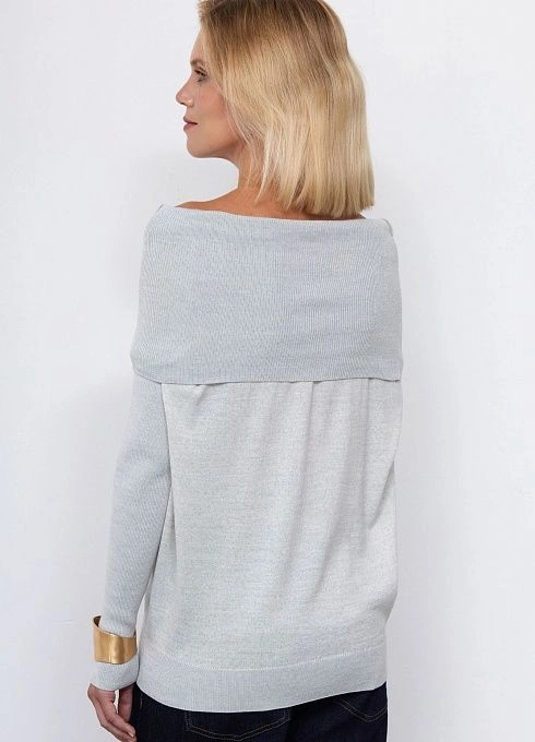 Джемпер жен. 310512.33303.7600M Св. серый меланж  (1)