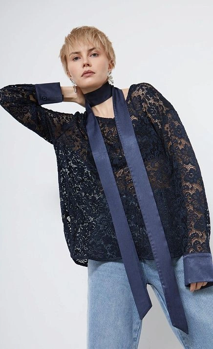 Блузка oversize кружевная GRIOL Блузка oversize кружевная GRIOL