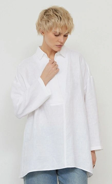 Блузка оверсайз изо льна GRIOL