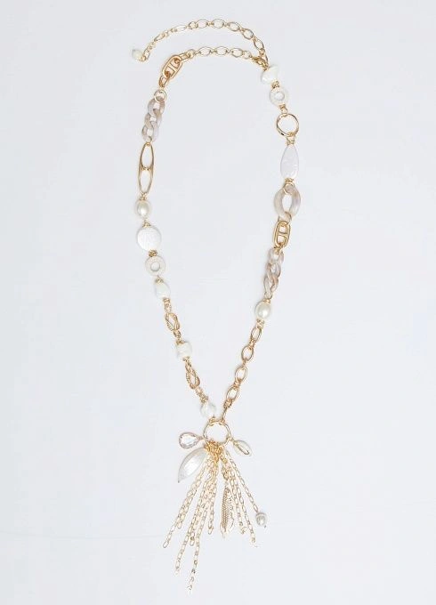  GRIOL. Колье Рибо Роха5 Белый GRIOL