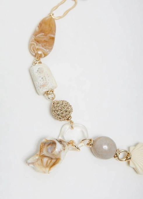 Колье Лель 2 Бежевый  (1)