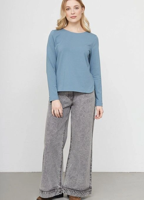 Джемпер жен. 311034УК.6_313.8600N серо-голубой  (2)