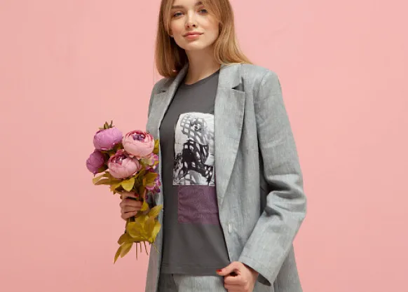 Лето в офисе: Костюмы из 100% льна