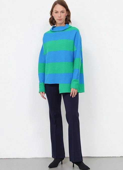  GRIOL. Джемпер жен. 310301.33303.2983S Зелено-синий GRIOL